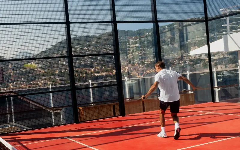 Enjoy a game of padel with picturesque views - Explora Journeys