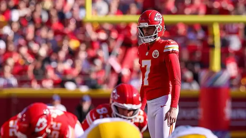 Kansas City Chiefs kicker Harrison Butker