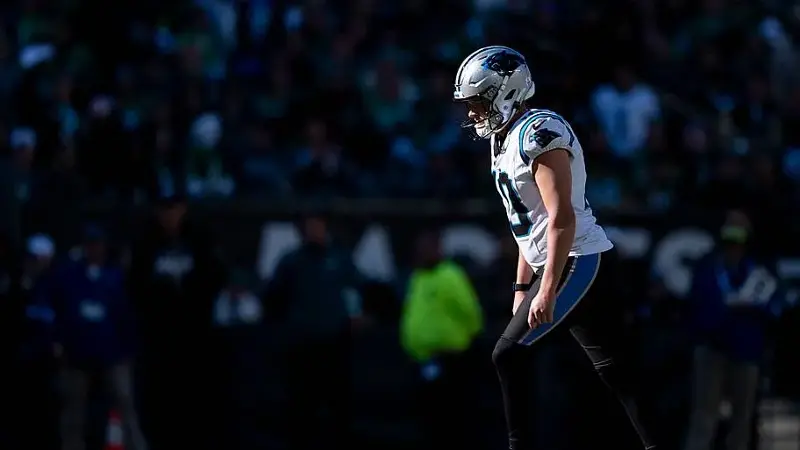 Carolina Panthers kicker Ryan Fitzgerald