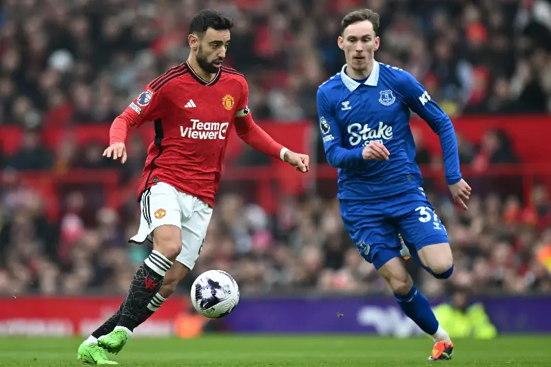 Garner closes down Bruno Fernandes at Old Trafford - Getty Images/Paul Ellis