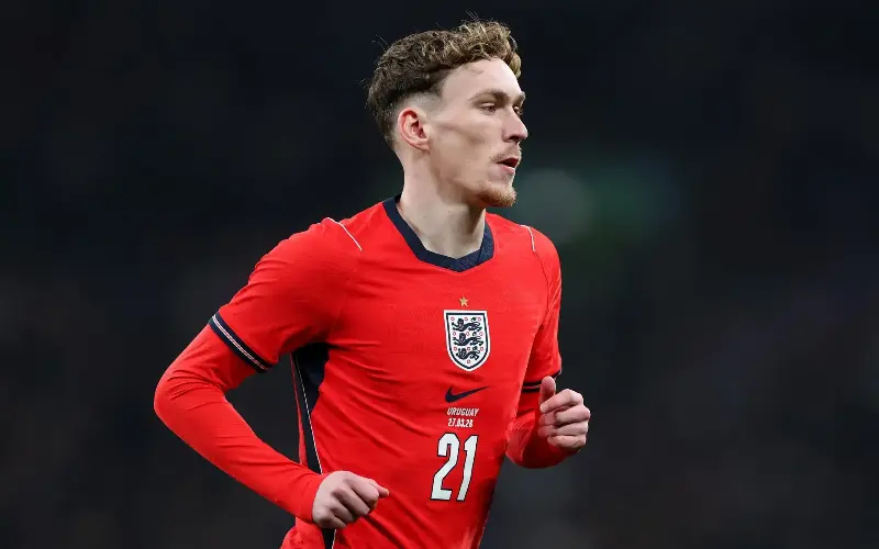 Garner delivered a man-of-the-match performance on his England debut in a 1-1 draw against Uruguay in March - Getty Images/Justin Setterfield