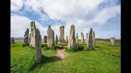 Callanish standing stones in Scotland
