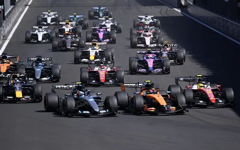 The inaugural Spanish Grand Prix at Madring proved to be a largely processional race - Getty Images/Anadolu