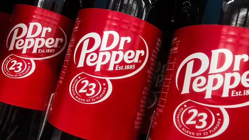 Dr. Pepper bottles