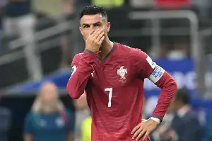 Close to tears and on his own as Ronaldo's World Cup dream ends