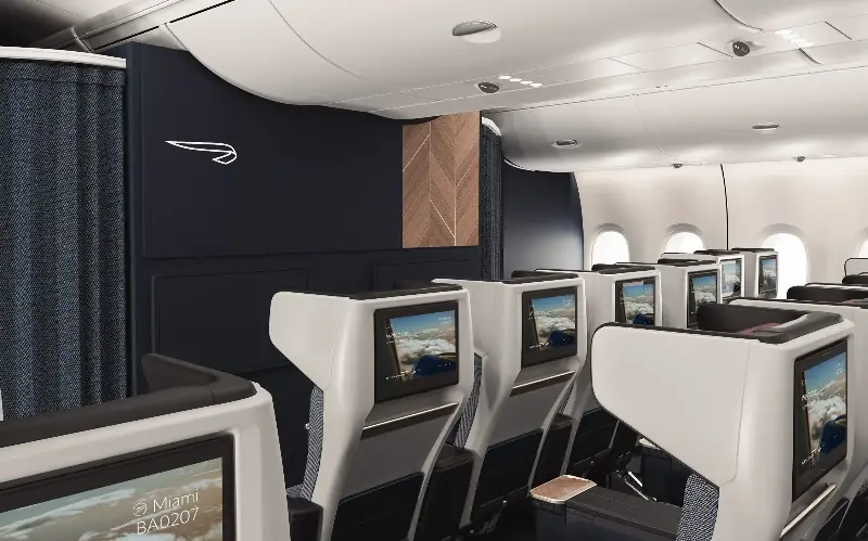 New World Traveller Plus seats on the A380 have bigger seat-back screens but no more legroom - British Airways