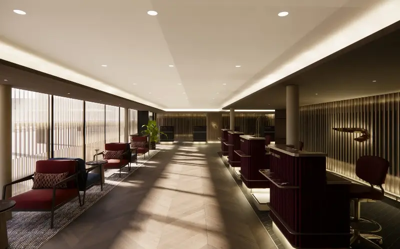 BA’s new check-in for first-class passengers at Heathrow Terminal 3 will offer an exclusive experience - British Airways
