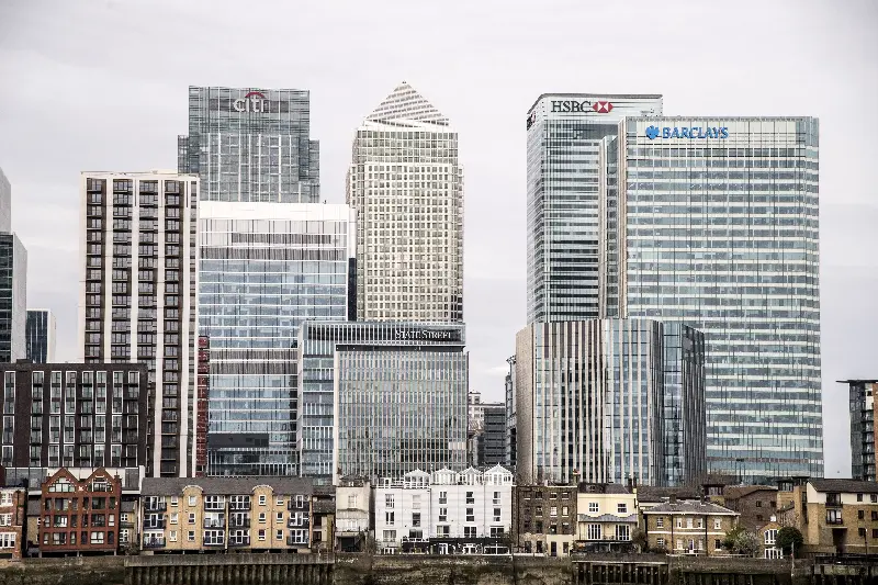 The Square Mile would look more like Canary Wharf if the signage ban is lifted (PA Wire)