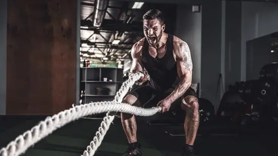Overtraining at the gym causes an athlete's heart. 