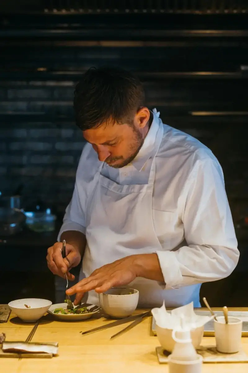 Nicolai Nørregaard, chef and co-owner of Kadeau Bornholm and Kadeau Copenhagen. photos courtesy of Kadeau