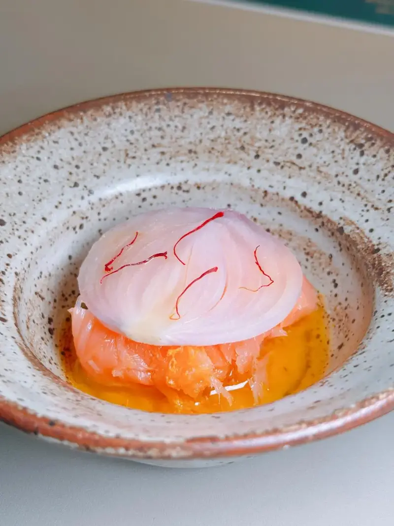 The cold- and hot-smoked salmon, born out of the traditional smoking methods of Kadeau's home in Bornholm. Photo: Nianne-Lynn Hendricks