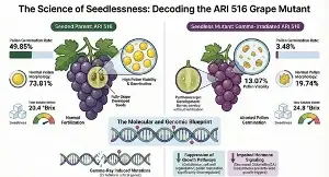 Scientists decode genetic basis of seed-lessness in grapes