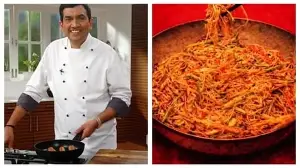 Chef Sanjeev Kapoor shares creamy Thai peanut butter noodles for those craving spicy foods