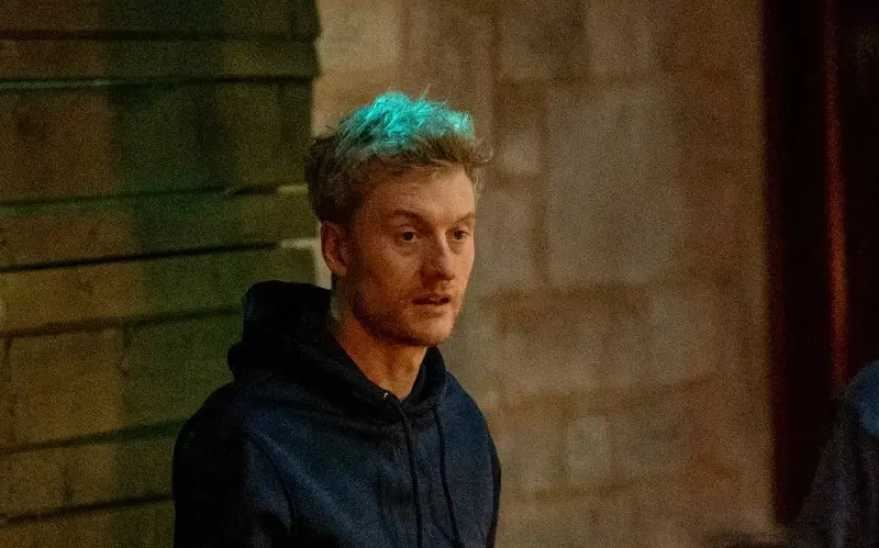 James Acaster loses his nerve in the challenge, putting his fellow Traitors at risk - BBC/Studio Lambert/Euan Cherry