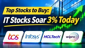 Top stocks to buy: IT stocks soar! TCS, Infosys, HCL Tech, Wipro - Nifty IT up over 3% today, jumps 22% from July low