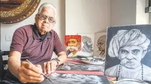 95-year-old self-taught scratchboard artist to hold first solo exhibition today