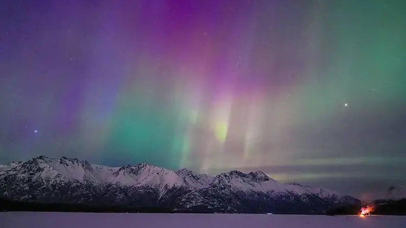 Northern Lights illuminate Alaska skies