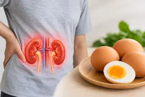 Should kidney patients eat boiled eggs?