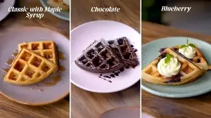 Love waffles? Try chef Sanjeev Kapoor's delicious three-flavour waffle recipes