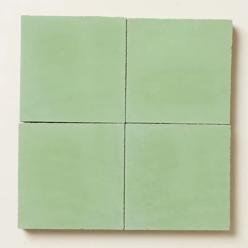 mint green square wall tiles