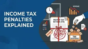 Income tax penalties explained: What happens if you under-report income or miss ITR filing