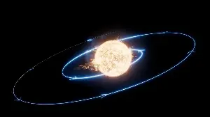 A rocky planet may have been swallowed