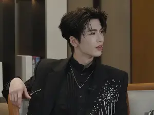 'Foundation Cream General' Zhang Linghe wears an outfit by a Vietnamese designer.