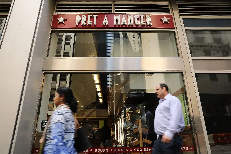 Chill out: chains like Pret a Manger have reported their iced drink sales can double or triple in warmer months (Getty)