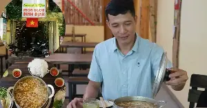 A restaurant in Ho Chi Minh City that retains its traditional flavor, featuring yogurt with salt dip, sparks curiosity.