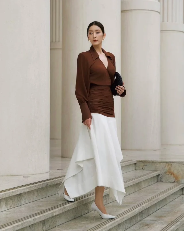 5 skirt styles that flatter your figure and are easy to pair with shirts and blouses - Photo 5.