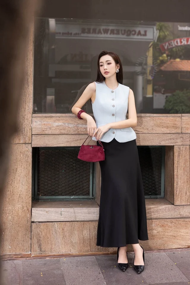 5 skirt styles that flatter your figure and are easy to pair with shirts and blouses - Photo 2.