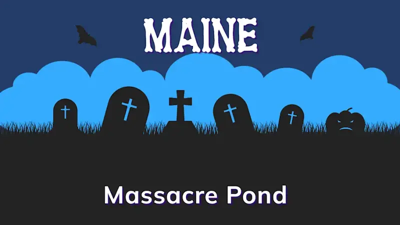 Graphic of a graveyard with a state and place name, in blue