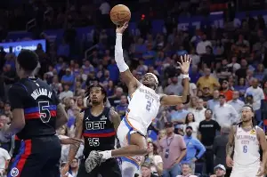 NBA: Shai Gilgeous-Alexander pours in 47 to lead Thunder past Pistons in OT