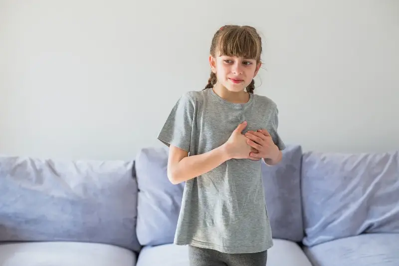 Children's heart symptoms may be silent.