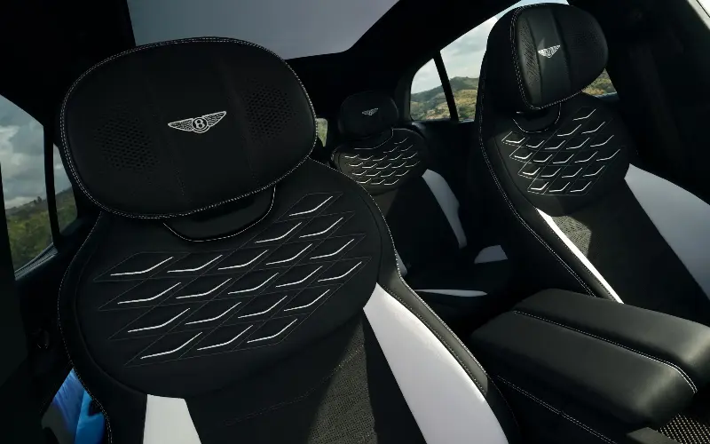 There is room for five in the Bentley SUV