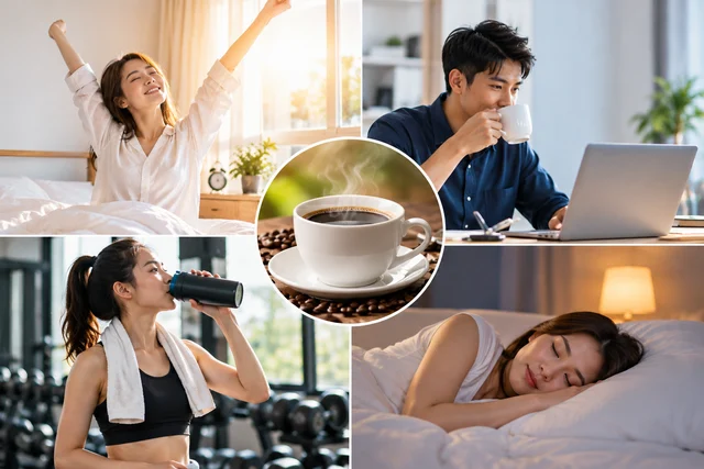 When is the best time to drink coffee to stay alert without losing sleep? - Image 1.