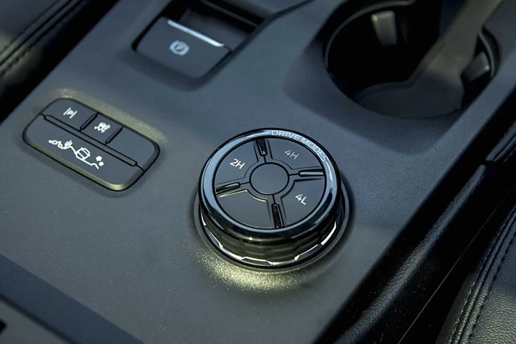 The second row of seats in the Ford Everest is spacious.