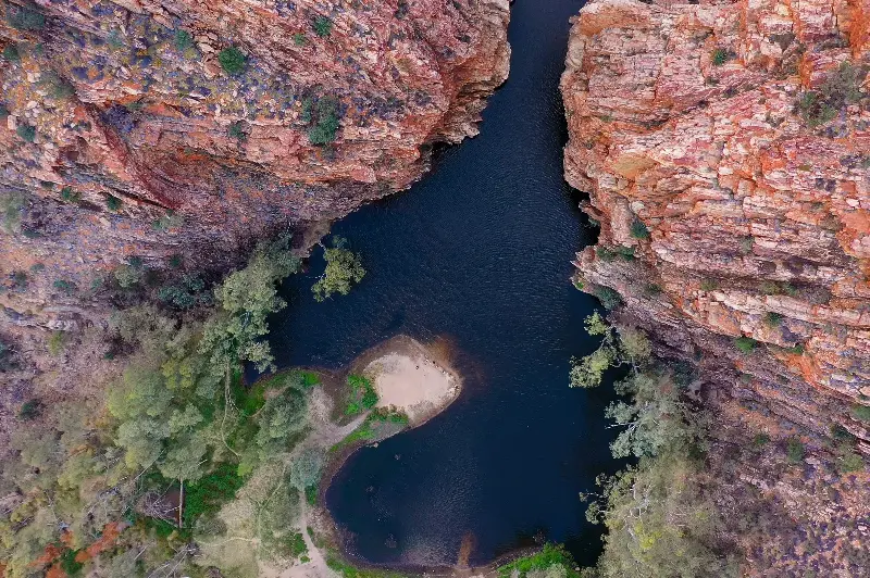 Ellery Creek Big Hole in the Northern Territory is a must-visit for couples. 