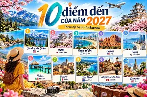 Top 10 destinations for 2027, according to Expedia.