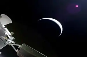 With mighty thrust, Artemis astronauts blast towards Moon