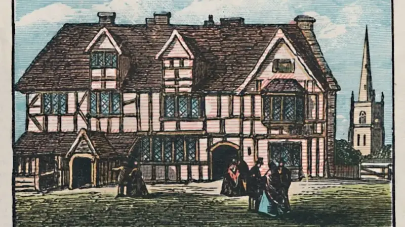 Shakespeare's house in Stratford-Upon Avon