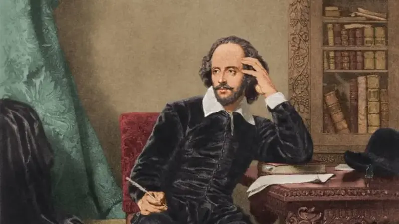 Drawing of William Shakespeare