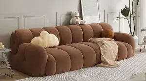 From plush neutrals to bold designs, here are 7 bubble sofas to give your living room a cosy, sculptural look