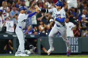 Shohei Ohtani homers twice to help power Dodgers to victory over Rockies