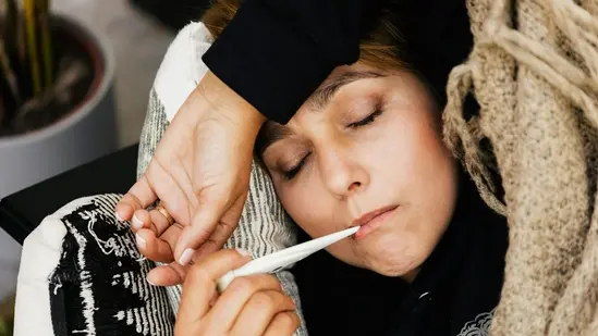 Fever indicates infection from piercing.