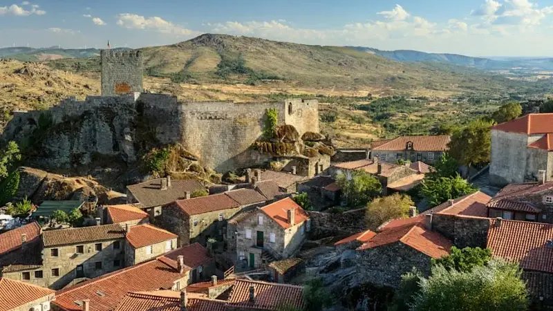 View of the historic village of Sortelha, portugal.