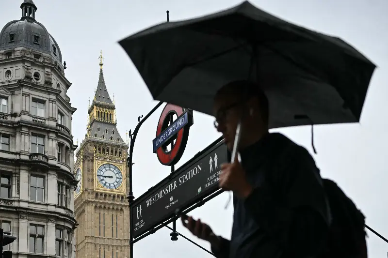 London is likely to be face more stormy weather this winter (AFP/Getty)