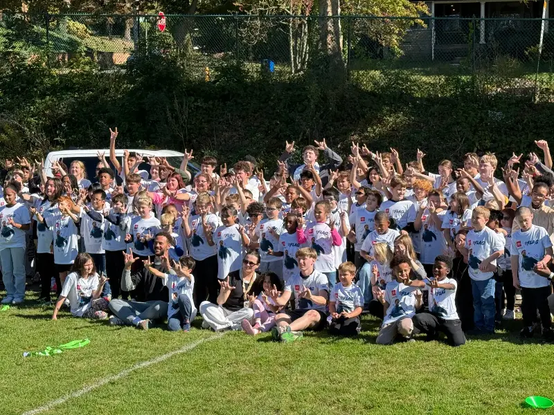 Pittsburgh Steelers receiver Michael Pittman Jr. hosts a flag football camp for deaf and hard of hearing kids along with Toyota. Photo credit: Toyota Motor North America
