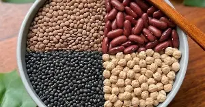 5 types of iron-rich beans that are good for vegetarians.