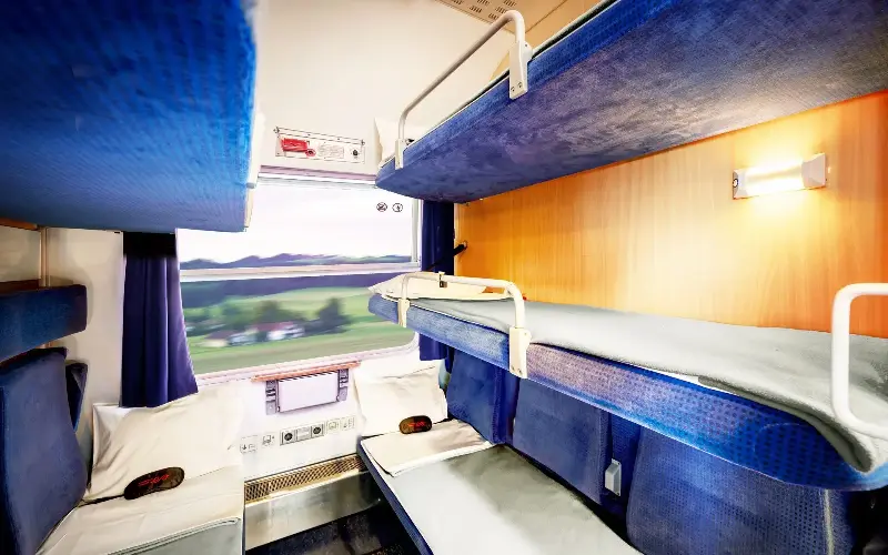 European Sleeper’s six-person Classic compartment